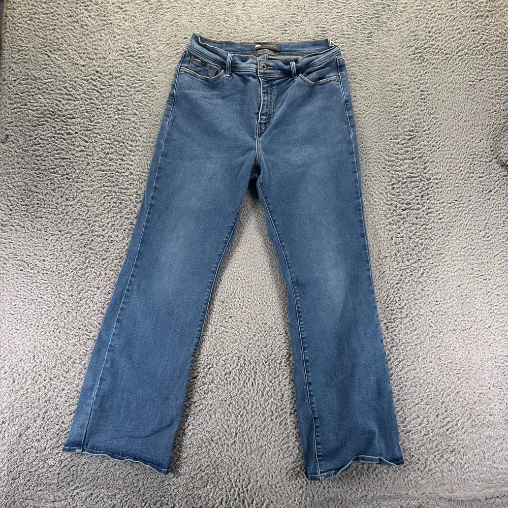 Levi's 512 Jeans Women's 12 Blue Cotton Denim Bootcut Slimming Faded Stretch
